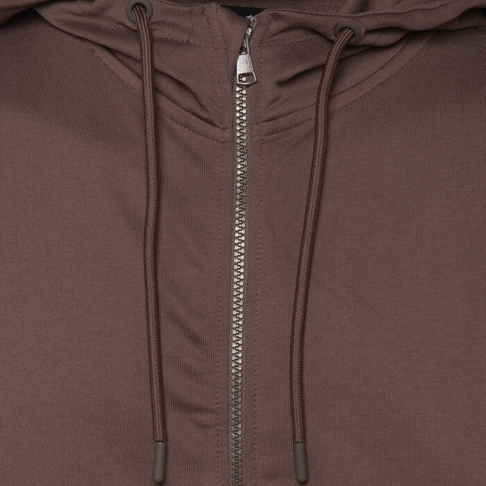 Sun and Sand Sports Men's Zipper Hoodie Brown image number 2
