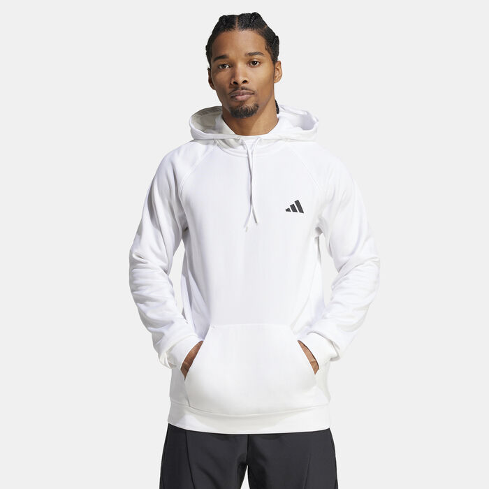 adidas Game and Go 3-Stripes Training Hoodie White adidas Game and Go 3-Stripes Training Hoodie White image number 0