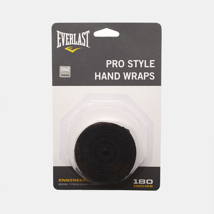 Everlast Pro Style 180-inch Hand Wraps Black image number 0