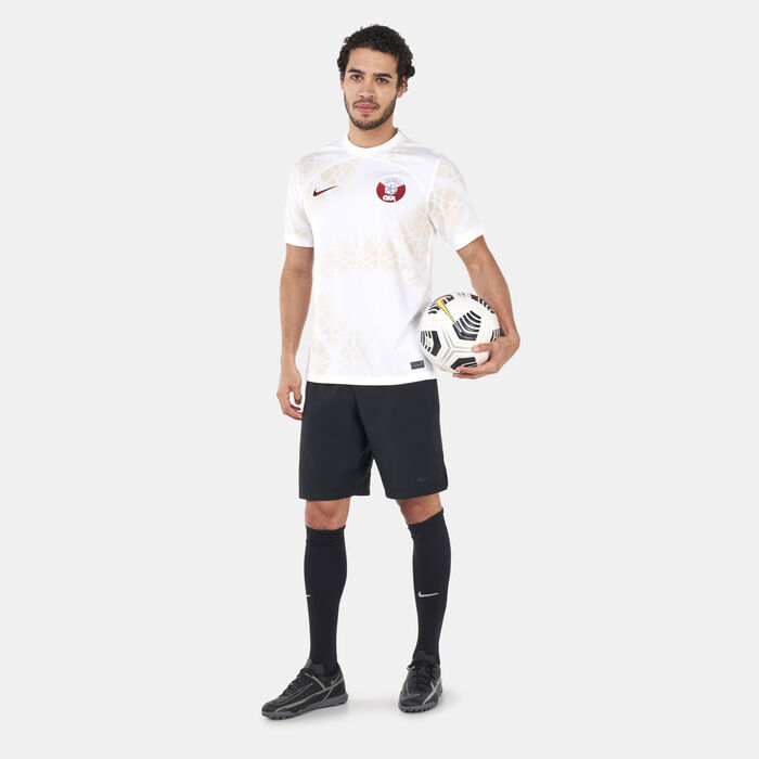 Nike Men's Qatar Dri-FIT Stadium Away Jersey - 2022 Beige Nike Men's Qatar Dri-FIT Stadium Away Jersey - 2022 Beige image number 2