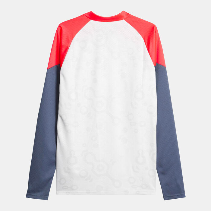 PUMA Men's individualCUP Football Quarter-Zip Top White image number 1