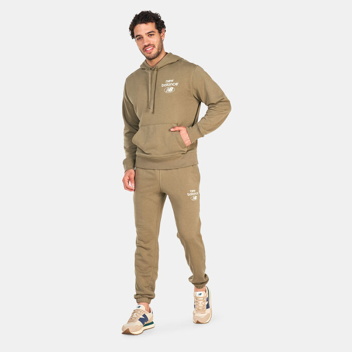 New Balance Men's Essentials Reimagined Sweatpants Green New Balance Men's Essentials Reimagined Sweatpants Green image number 2