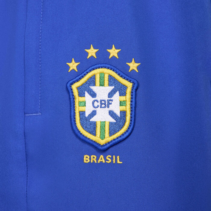 Nike Men's Brazil 1998 Reissue Football Replica Tracksuit Bottoms Blue Nike Men's Brazil 1998 Reissue Football Replica Tracksuit Bottoms Blue image number 5