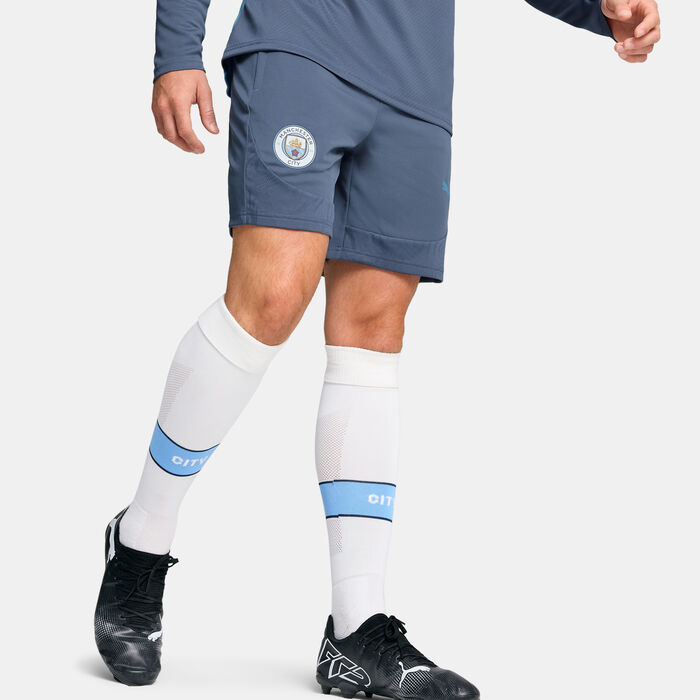 PUMA Men's Manchester City Training Football Shorts Blue image number 0