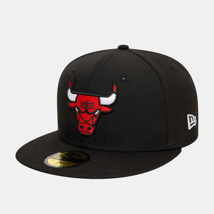 New Era Men's NBA Chicago Bulls Essential 59FIFTY Cap Black New Era Men's NBA Chicago Bulls Essential 59FIFTY Cap Black image number 2