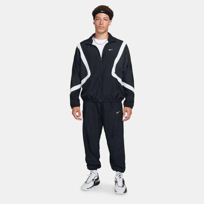 Nike Men's Icon Woven Basketball Jacket Black image number 2