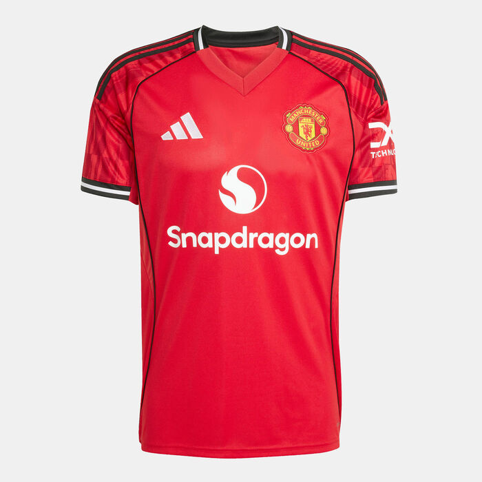 adidas Men's Manchester United 25/26 Home Replica Football Jersey Red adidas Men's Manchester United 25/26 Home Replica Football Jersey Red image number 0
