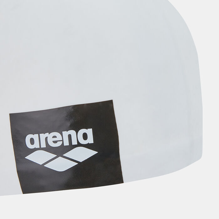 Arena Logo Moulded Swimming Cap White Arena Logo Moulded Swimming Cap White image number 2
