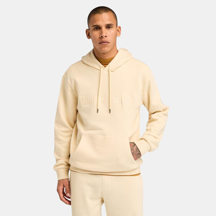 Timberland Men's Embroidery Tonal Hoodie Beige Timberland Men's Embroidery Tonal Hoodie Beige image number 0