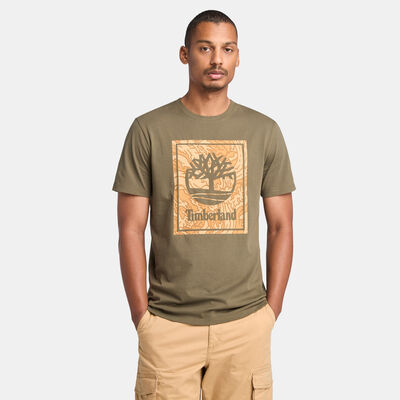 Timberland Men's Stack Camo T-Shirt Green