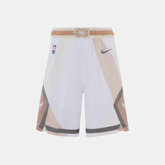 Nike Men's NBA Chicago Bulls 24/25 Dri-FIT Swingman City Edition Basketball Shorts White Nike Men's NBA Chicago Bulls 24/25 Dri-FIT Swingman City Edition Basketball Shorts White image number 0