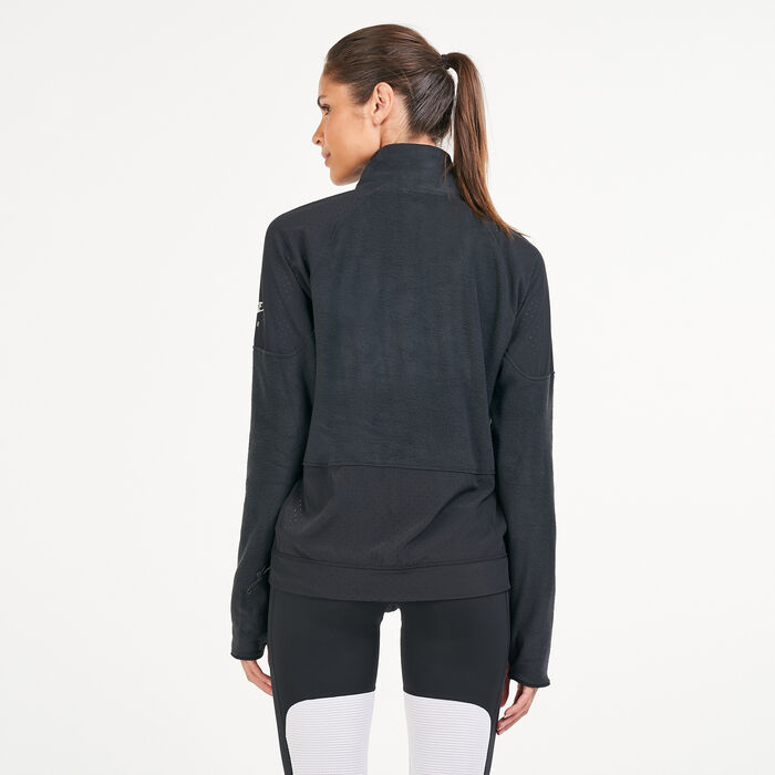Nike Women's Air Midlayer T-Shirt Orange Nike Women's Air Midlayer T-Shirt Orange image number 1
