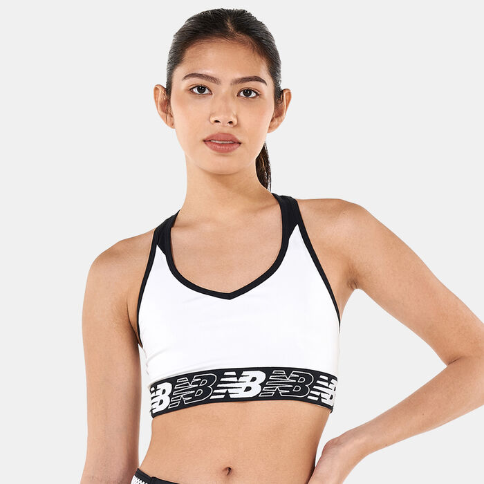 New Balance Women's 3.0 Pace Sports Bra Black New Balance Women's 3.0 Pace Sports Bra Black image number 0