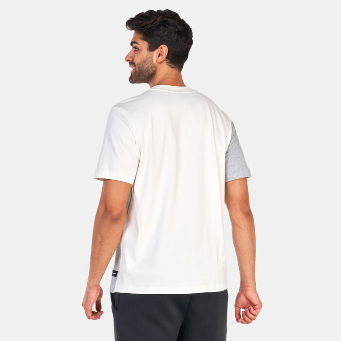 adidas Men's Marimekko Future Icons 3-Stripes T-Shirt Grey adidas Men's Marimekko Future Icons 3-Stripes T-Shirt Grey image number 1