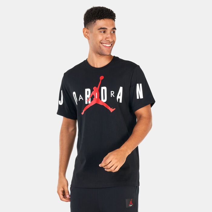 Jordan Men's Air Stretch T-Shirt Black Jordan Men's Air Stretch T-Shirt Black image number 0