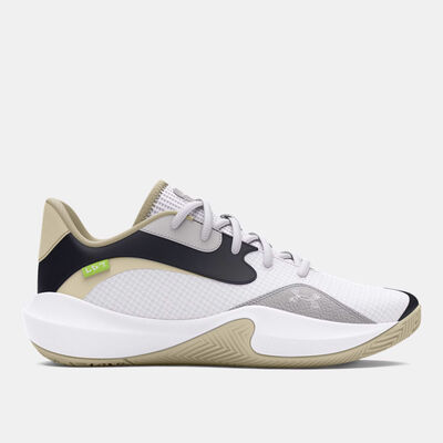 Under Armour Lockdown 7 Low Basketball Shoes White