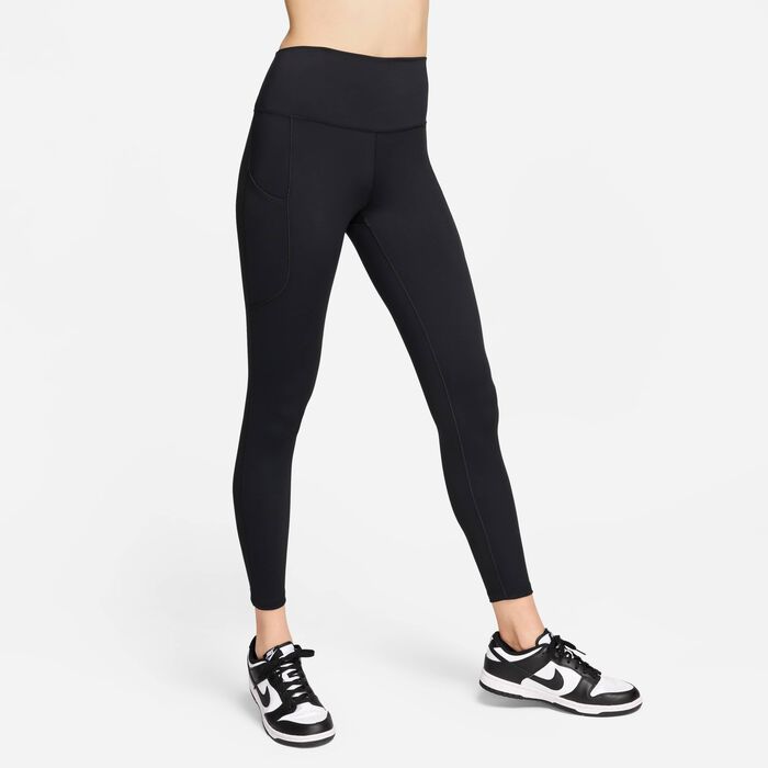 Nike Women's One Dri-FIT 7/8 Training Leggings Black Nike Women's One Dri-FIT 7/8 Training Leggings Black image number 0