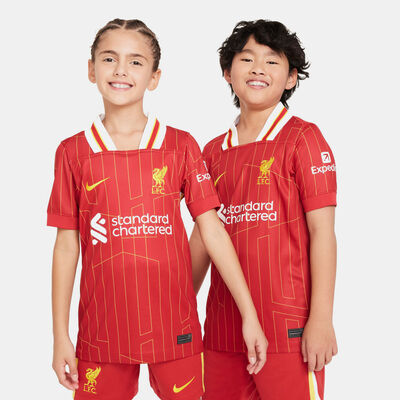 Nike Kids' Liverpool F.C. Dri-FIT Stadium Home Football Jersey Red Nike Kids' Liverpool F.C. Dri-FIT Stadium Home Football Jersey Red