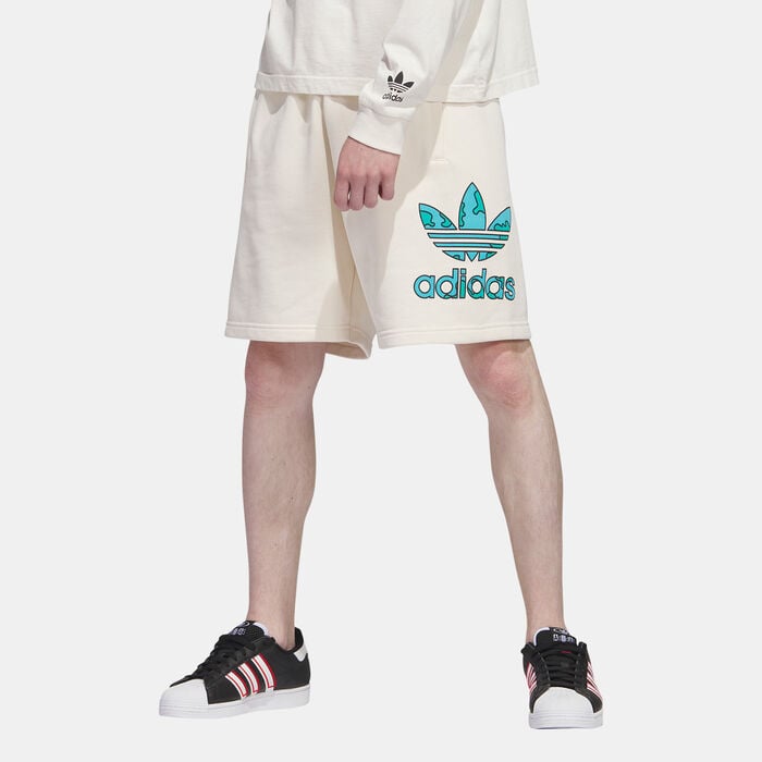 adidas Originals Men's Stacked Trefoil Earth Shorts Black adidas Originals Men's Stacked Trefoil Earth Shorts Black image number 0