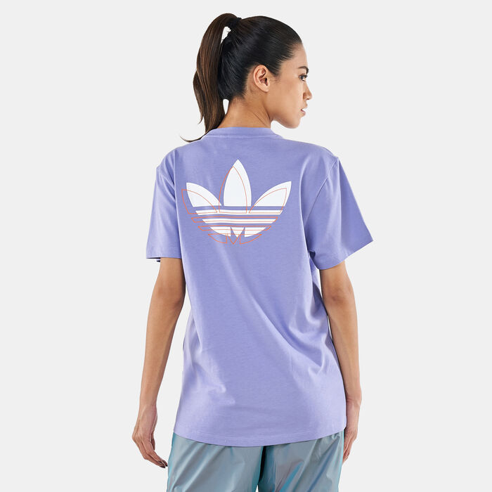 adidas Originals Women's Loose T-Shirt Purple adidas Originals Women's Loose T-Shirt Purple image number 1