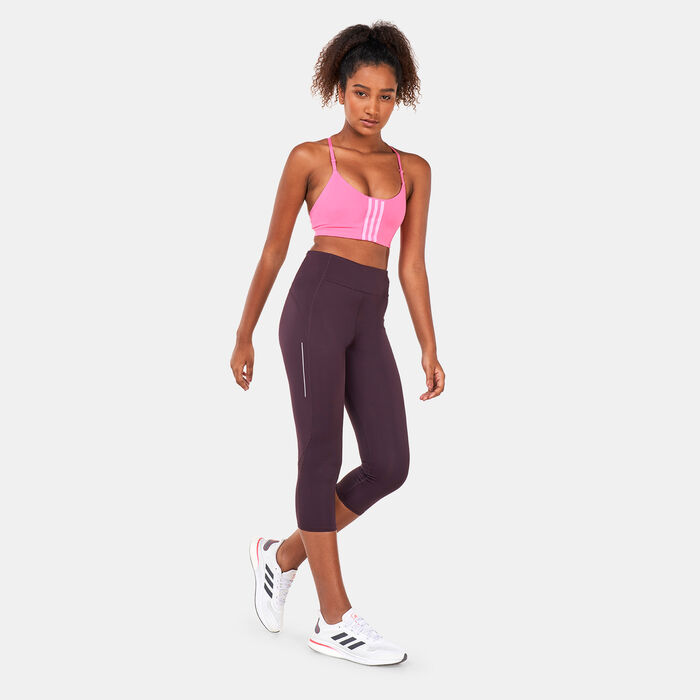 adidas Women’s Own the Run 3/4 Running Leggings Red adidas Women’s Own the Run 3/4 Running Leggings Red image number 2