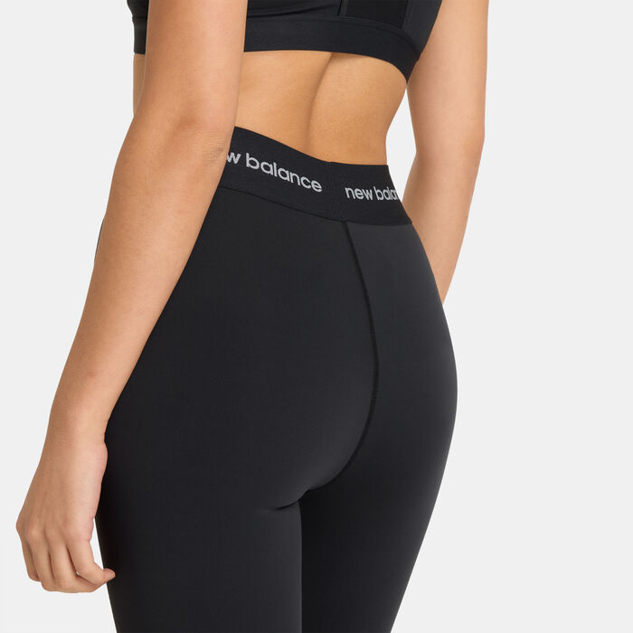 New Balance Women's Sleek Sport Leggings Black image number 4