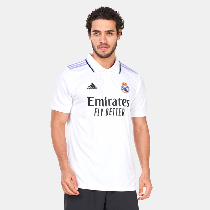 adidas Men's Real Madrid Home Jersey - 2022/23 White adidas Men's Real Madrid Home Jersey - 2022/23 White image number 0