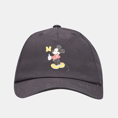 adidas Originals Kids' Disney Mickey Baseball Cap Black adidas Originals Kids' Disney Mickey Baseball Cap Black