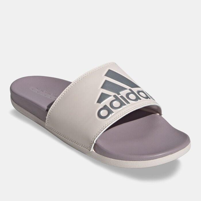 adidas Women's Adilette Comfort Slides Purple adidas Women's Adilette Comfort Slides Purple image number 0