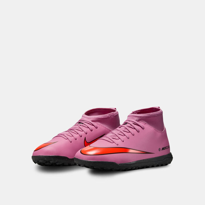 Nike Kids' Mercurial Superfly 10 Club Turf Ground Football Shoes Pink Nike Kids' Mercurial Superfly 10 Club Turf Ground Football Shoes Pink image number 1