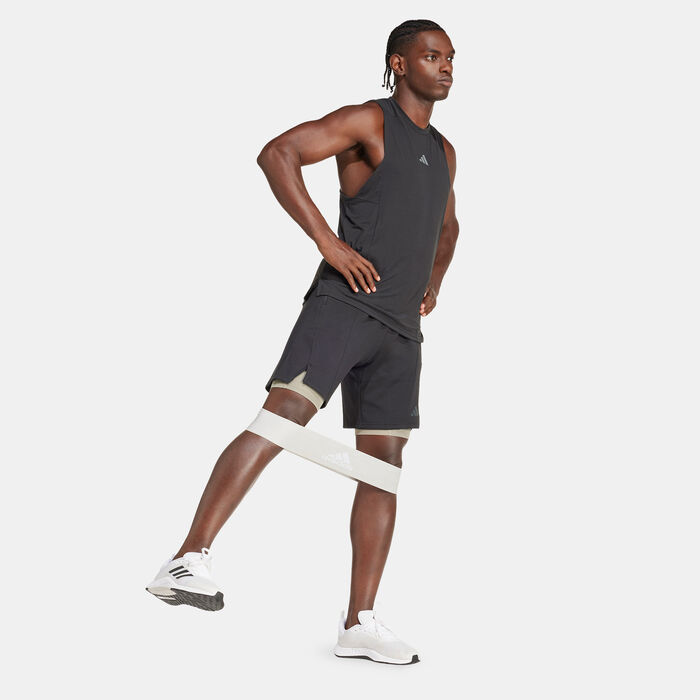 adidas Men's HIIT Graphic Training Tank Top Black image number 2