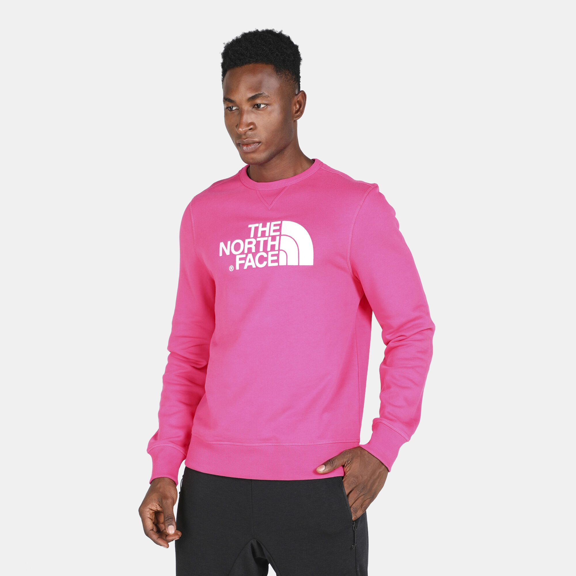 The north face men's drew peak crew sales