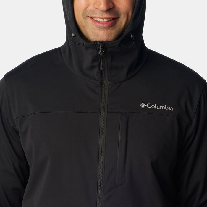 Columbia Men's Softshell Full-Zip Hoodie Black Columbia Men's Softshell Full-Zip Hoodie Black image number 3