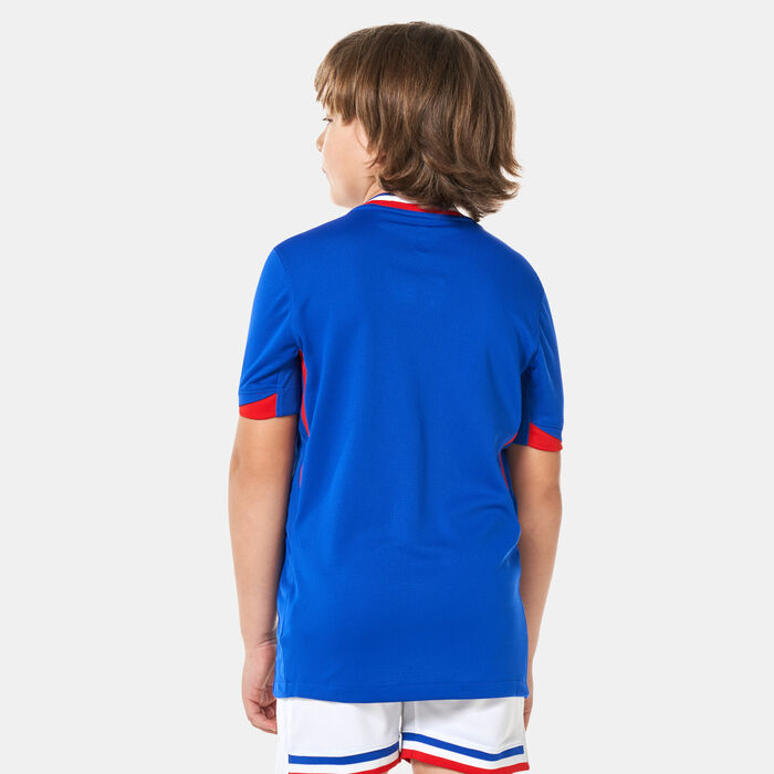 Nike Kids' FFF (France) Stadium Dri-FIT Replica Home Football Jersey Blue Nike Kids' FFF (France) Stadium Dri-FIT Replica Home Football Jersey Blue image number 1