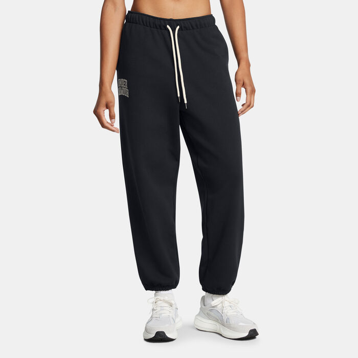 Under Armour Women's Icon Terry Sweatpants Black image number 0