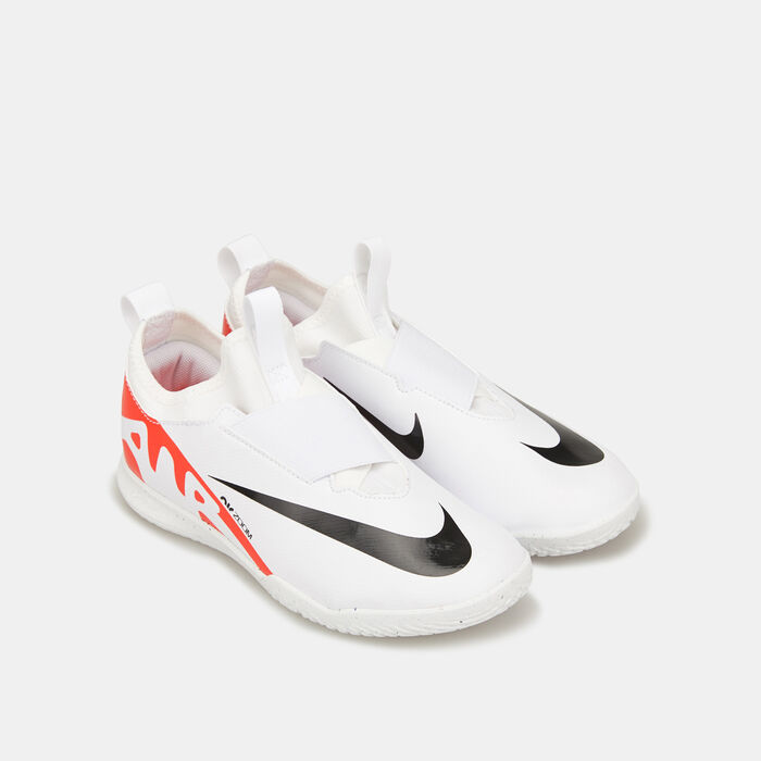 Nike Kids' Mercurial Vapor 15 Academy Indoor Court Football Shoes (Younger and Older Kids) White Nike Kids' Mercurial Vapor 15 Academy Indoor Court Football Shoes (Younger and Older Kids) White image number 1