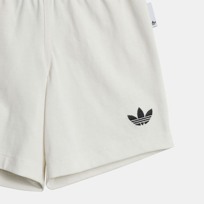 adidas Originals Kids' T-Shirt and Shorts Set White adidas Originals Kids' T-Shirt and Shorts Set White image number 3