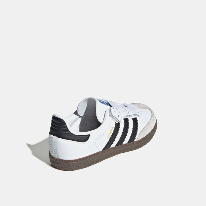 adidas Originals Kids' Samba OG Comfort Closure Shoes White adidas Originals Kids' Samba OG Comfort Closure Shoes White image number 2