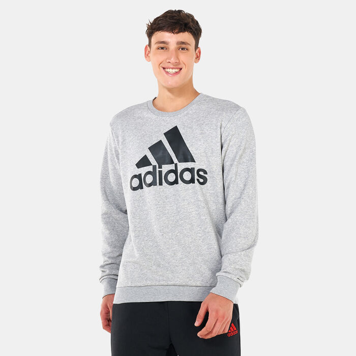 adidas Men's Essential Big Logo Sweatshirt Grey image number 0