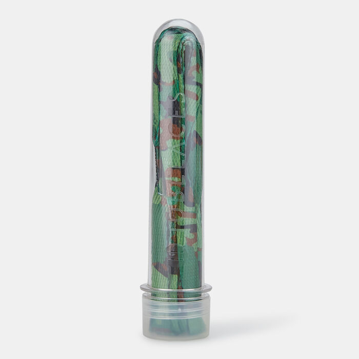 TUBELACES Flat Shoelaces (5 Pieces) Green image number 0