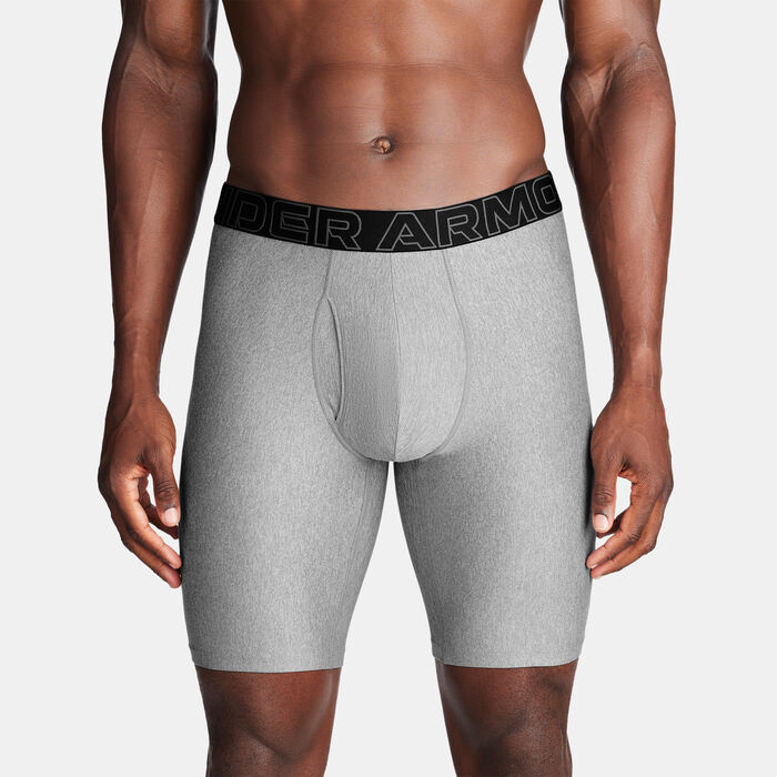 Under Armour Men's Performance Tech Boxerjock Boxers (3 Pack) Grey image number 0