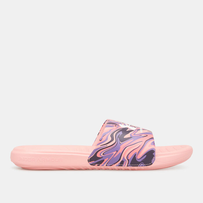 Under Armour Women's UA Ansa Graphic Slides Pink Under Armour Women's UA Ansa Graphic Slides Pink image number 1