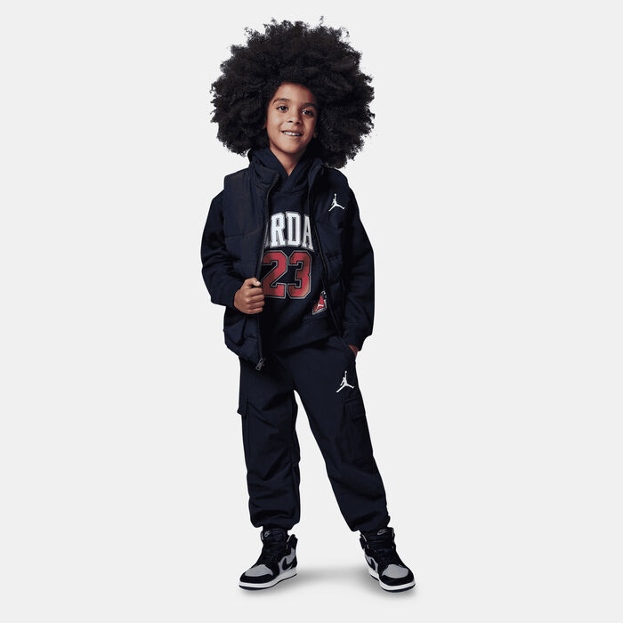 Jordan Kids' Fleece Hoodie Black image number 2