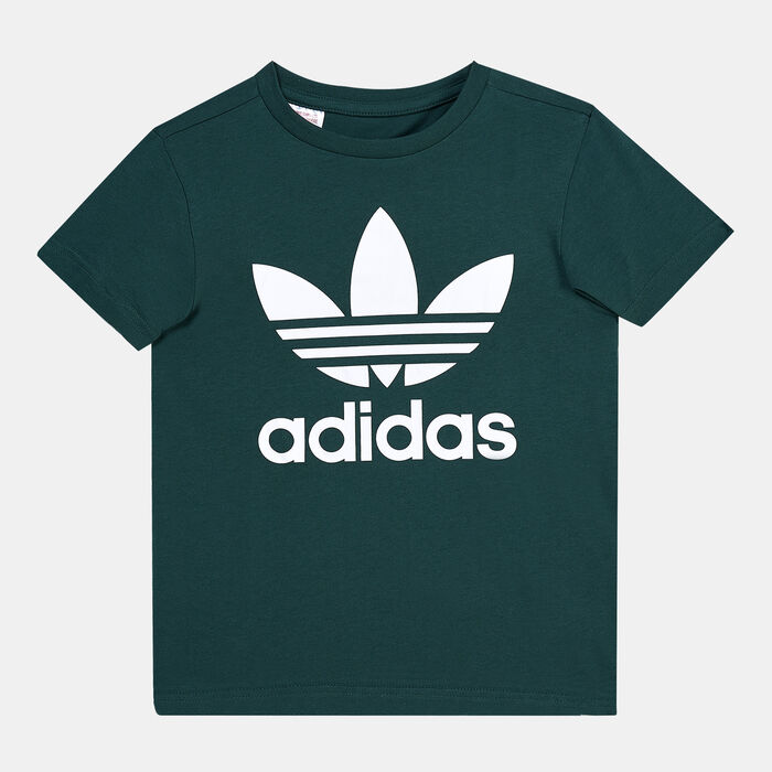 adidas Originals Kids' Trefoil T-Shirt Black adidas Originals Kids' Trefoil T-Shirt Black image number 0