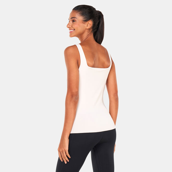 Buy Nike Women's Yoga Dri-FIT Luxe Tank Top White in KSA -SSS