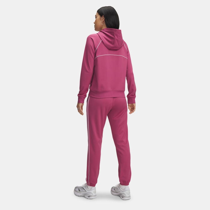 Under Armour Women's Rival Tricot Training Tracksuit Pink Under Armour Women's Rival Tricot Training Tracksuit Pink image number 1