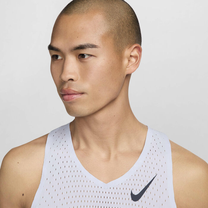 Nike Men's AeroSwift Dri-FIT ADV Running Vest Grey Nike Men's AeroSwift Dri-FIT ADV Running Vest Grey image number 2