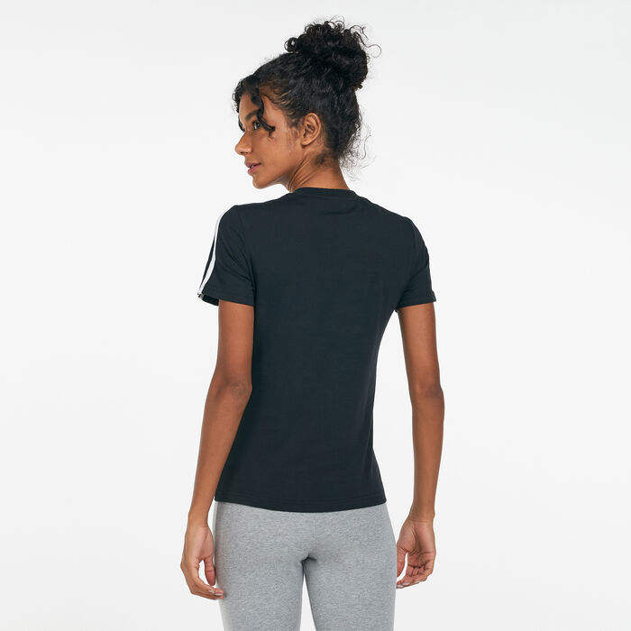 adidas Women's Essentials 3-Stripes T-Shirt White image number 1
