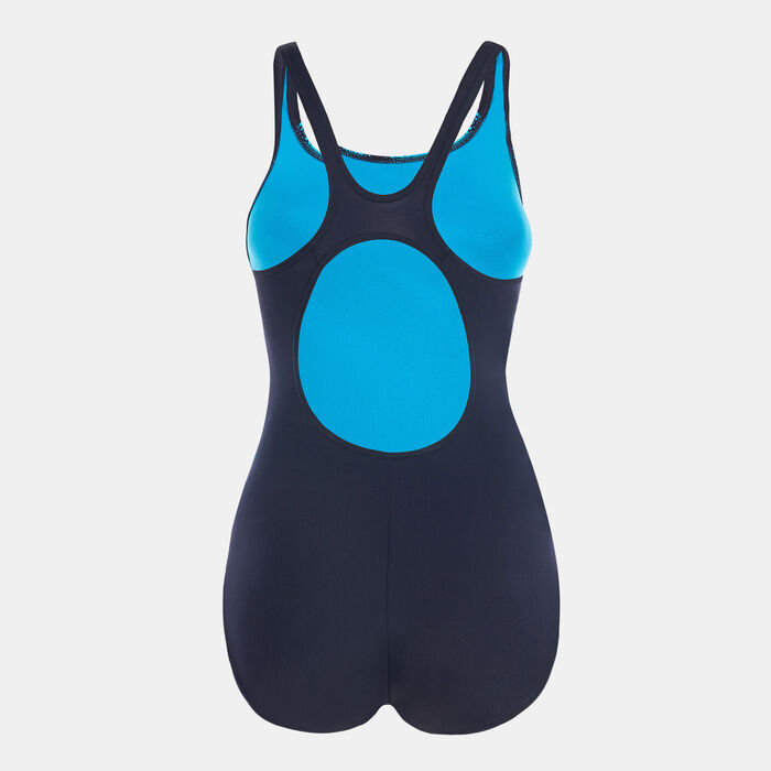 Speedo Women's HyperBoom Placement Muscleback One-Piece Swimsuit Blue image number 1