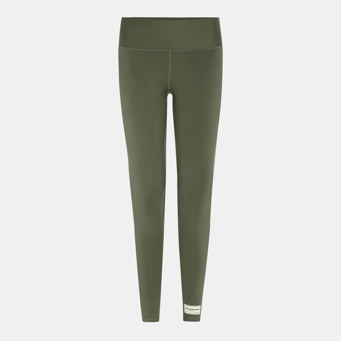 The Giving Movement Women's Logo Recycled Leggings Green The Giving Movement Women's Logo Recycled Leggings Green image number 0